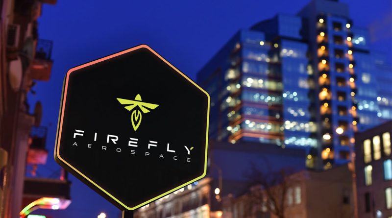 Firefly Aerospace logo with stock market chart showing rising valuation after IPO